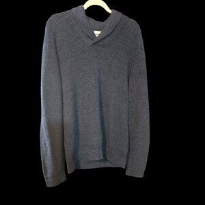 GAP Men’s Navy Blue Shawl Collar Knit Sweater Size Medium